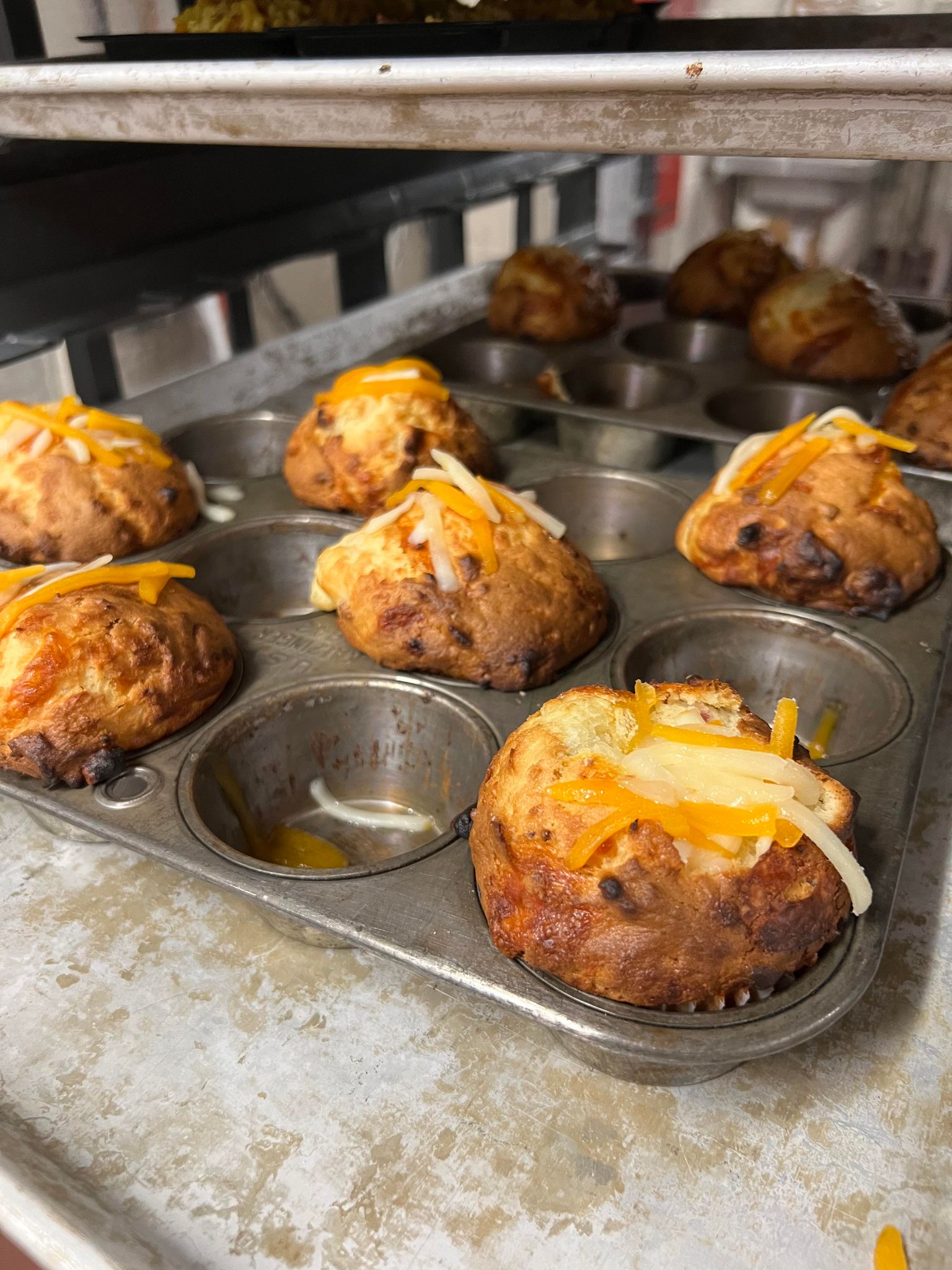 Savory Ham Cheese Muffins 1